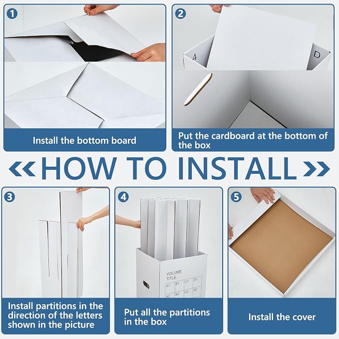 PerKoop 1 Pack Blueprint Holder Storage Organizer - Image 3