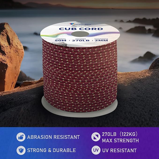 Paracordland-270LB Parachute Cord -164FT-2mm Micro Paracord-Utility Cord Thin - Image 3