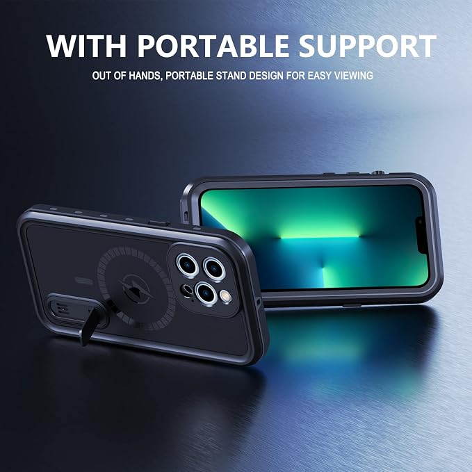 Omio for iPhone 13 Pro Waterproof Case Compatible - Image 7