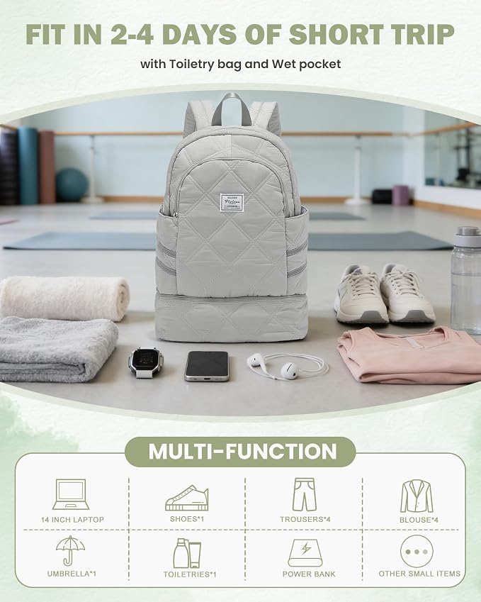 Gym Backpack for Women Men, Lightweight Gym Bag - Image 4