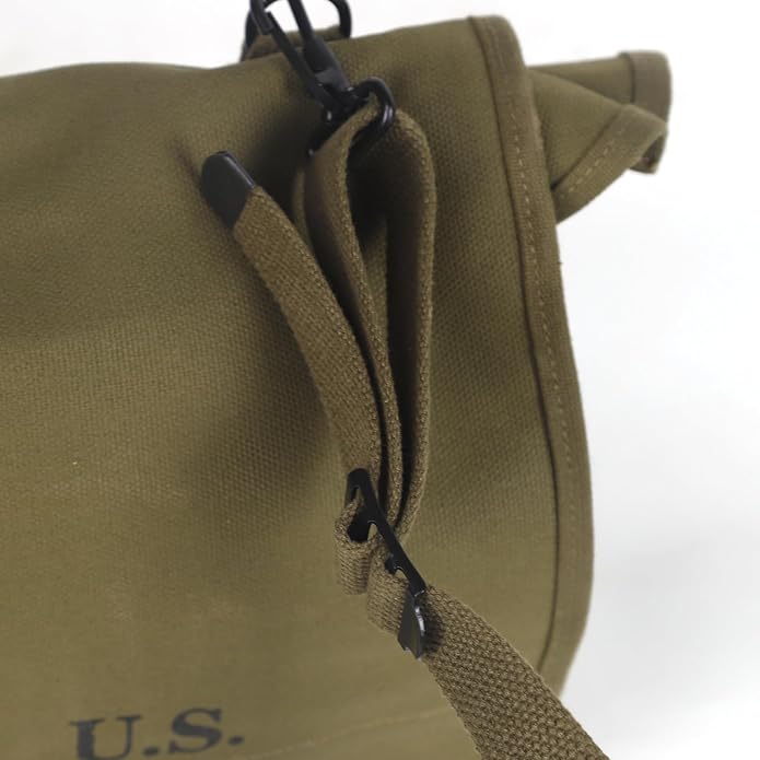 WWII WW2 US Map Case Canvas Olive Green - Image 2