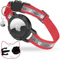 Breakaway AirTag Cat Collar, Reflective Cat Tracker Collar by ODOKELE