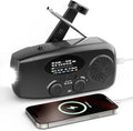Weather Emergency Radio, Portable Solar AM/FM/NOAA Hand Crank Radio, Cell Phone by iRonsnowOfficial