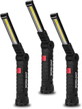 Lmaytech Gifts for Men 3Pack LED Flashlight, Rechargeable Work Lights by Lmaytech