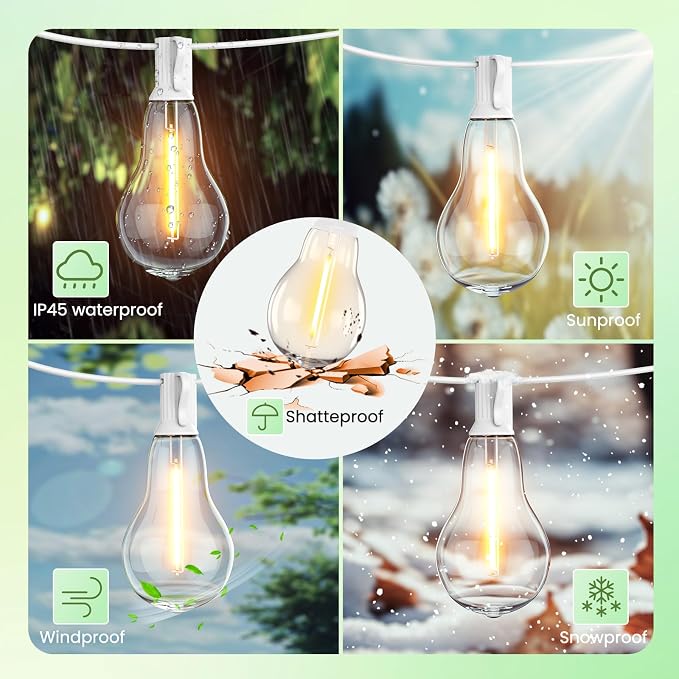 String Lights for Outside 300FT Outdoor Lights - Image 5