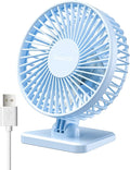 Gaiatop USB Desk Fan, Small But Powerful, Personal Portable Quiet 3 Speeds by GAIATOP