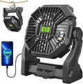 Rechargeable Portable Camping Fan by TDLOL