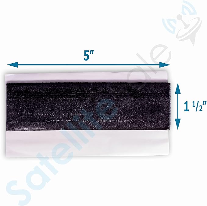 SatelliteSale Universal 1-1/2” x 5” Roof Mastic Pitch Pads Pack of 4 Pcs - Image 3