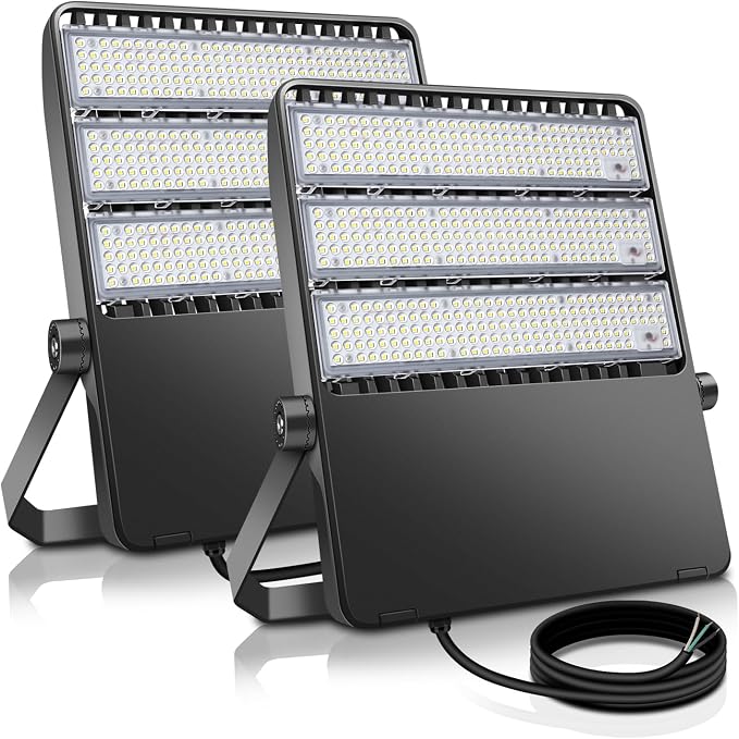 52200LM LED Stadium Flood Light Commercial Eqv 2400W Super Bright 145LM/W 5500K by BIRITALO