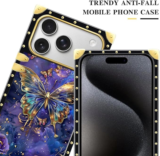 for iPhone 17 Pro Case Luxury Golden Decoration - Image 4