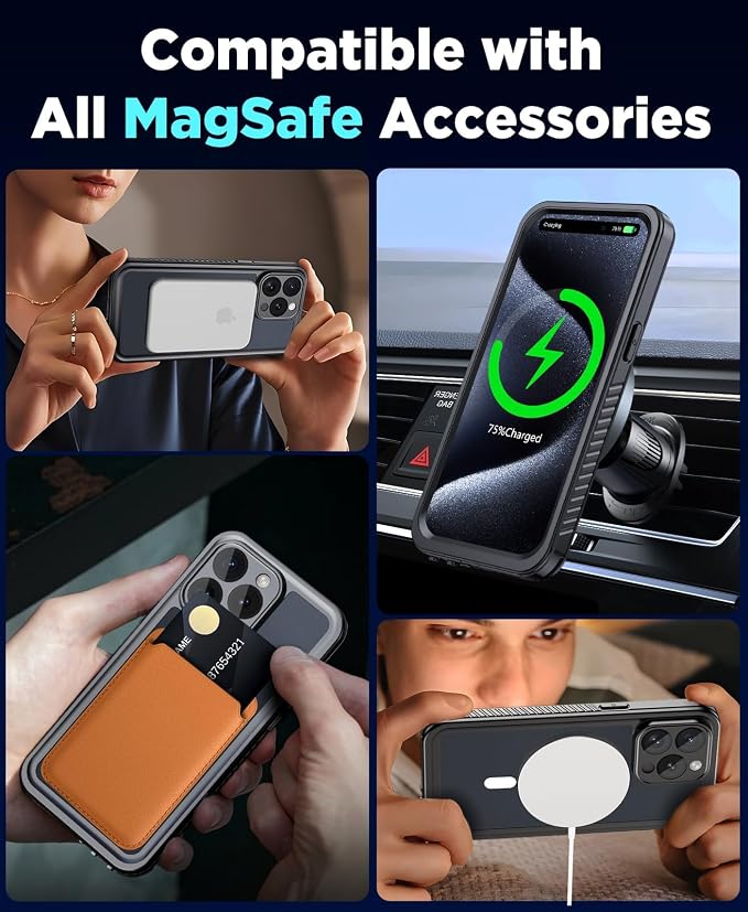 Beeasy for iPhone 15 Pro Max Waterproof Case - Image 5