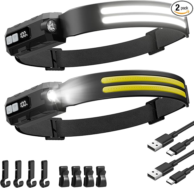 Sogdeco LED Headlamp Rechargeable by Sogdeco