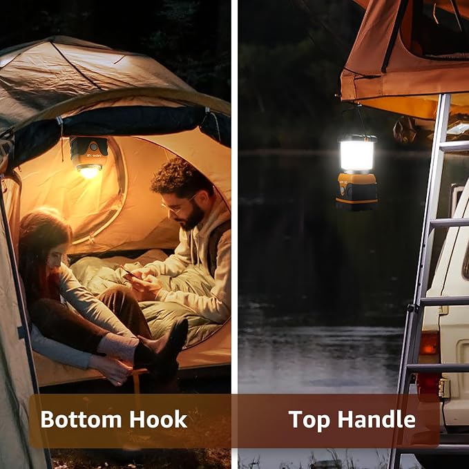Lepro 1000LM Battery Powered LED Camping Lantern, Camping Essentials, - Image 6