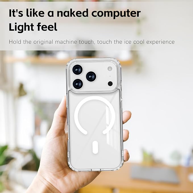 Magnetic Designed for iPhone 17 Pro Max Case Clear - Image 7
