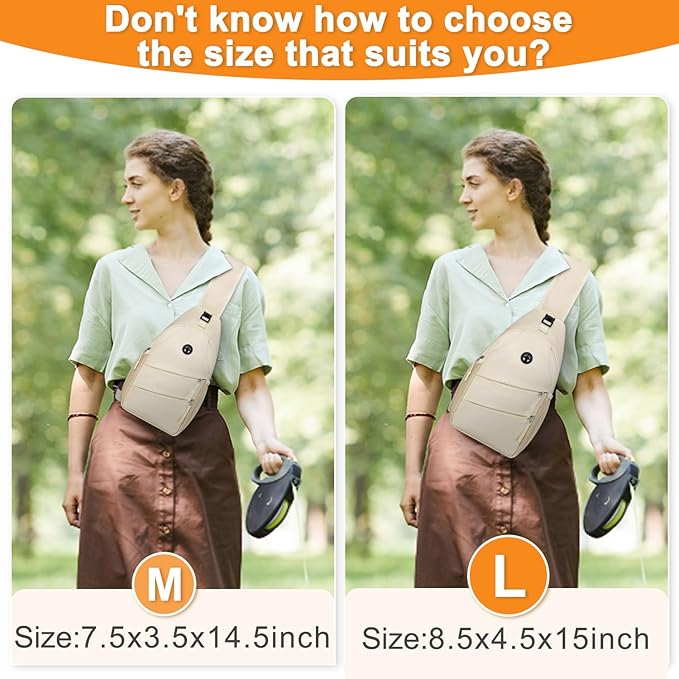 Pritent Crossbody Bags for Women Men Trendy Sling Bag Backpack Casual Chest Bag - Image 6
