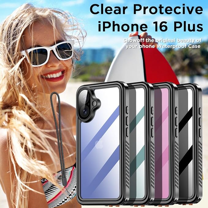 AICase Compatible with iPhone 16 Plus Case Waterproof - Image 7