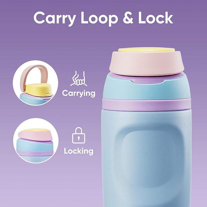 Fijinhom 16 oz Insulated Water Bottle, Stainless Steel Sports Water Bottle - Image 6