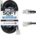 Iron Forge Cable 50 ft Lighted Outdoor Extension Cord by IronForgeCable