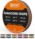 DDOUT 2mm Paracord 100lb, Thin Micro Paracord Rope, Tan 125FT Nylon Cord by DDOUTOutdoor