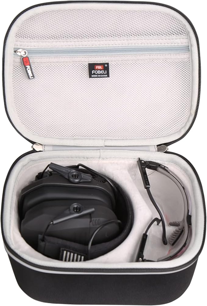FBLFOBELI Hard Case for Walker's Razor Slim/Howard Leight Shooting Ear by FBLFOBELIHardCarryingCase
