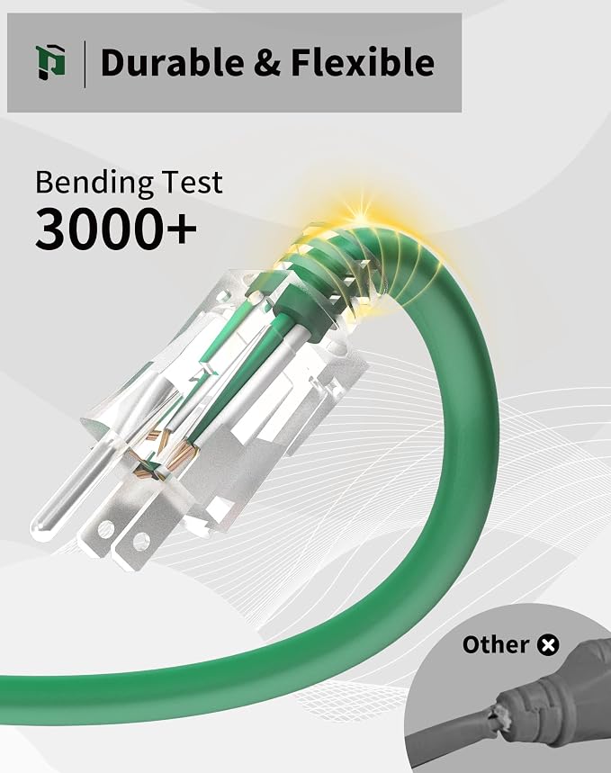 15Ft 12/3 Outdoor Extension Cord - Image 4