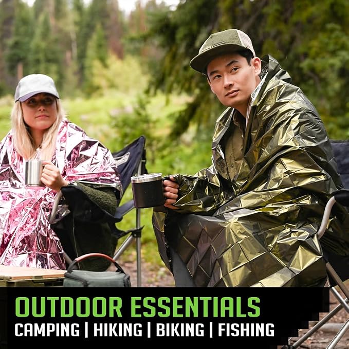 Everlit Survival Emergency Mylar Thermal Blankets -Space Blanket Survival kit - Image 2