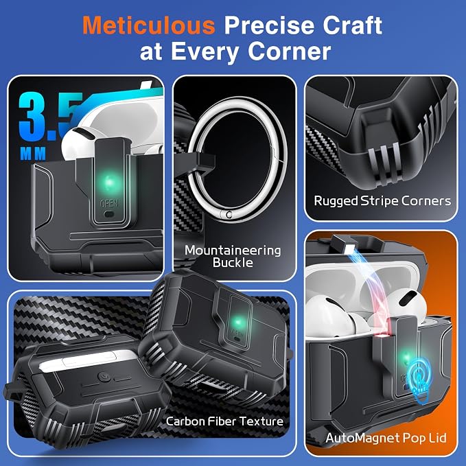 Armoured Heavy Duty for AirPods Pro3 Generation Case - Image 6