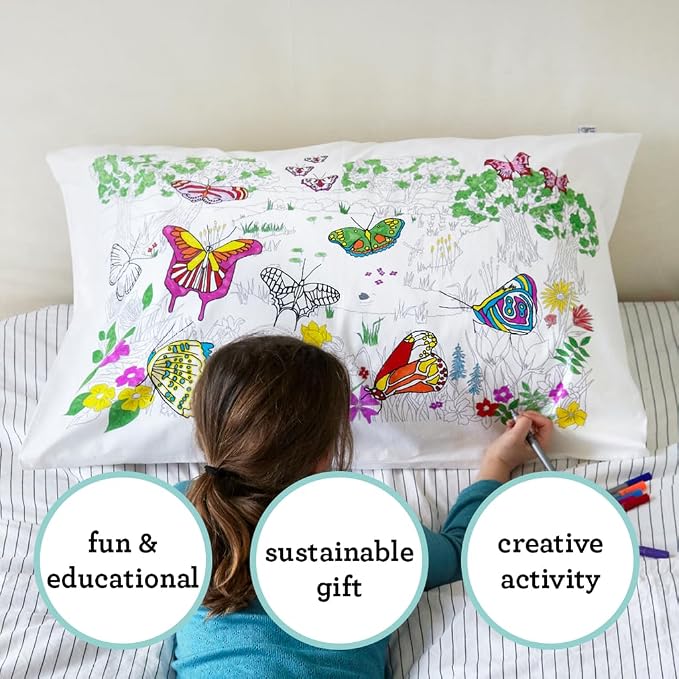 eatsleepdoodle - Coloring Pillowcase - Image 4