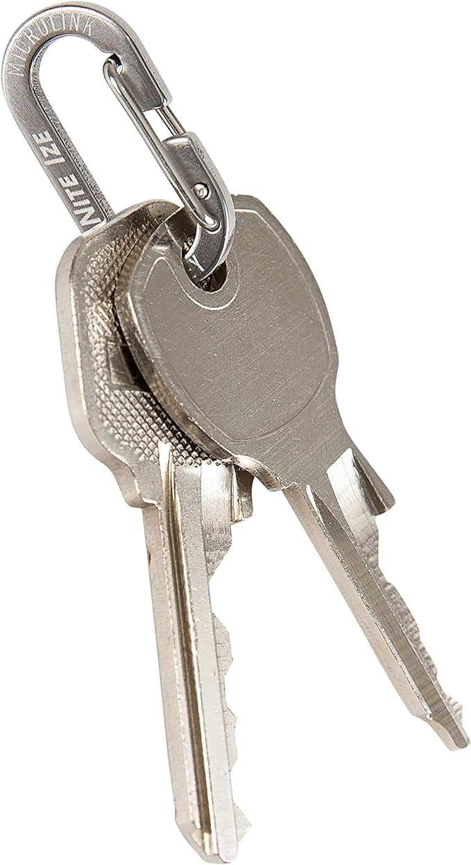 Nite IZE MicroLink Carabiner, Stainless Steel Mini Key Rings - Image 4