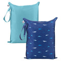 Tiny Twinkle Mess Proof Wet Bags | 2-Pack Reusable Waterproof Wet Bags by TinyTwinkle