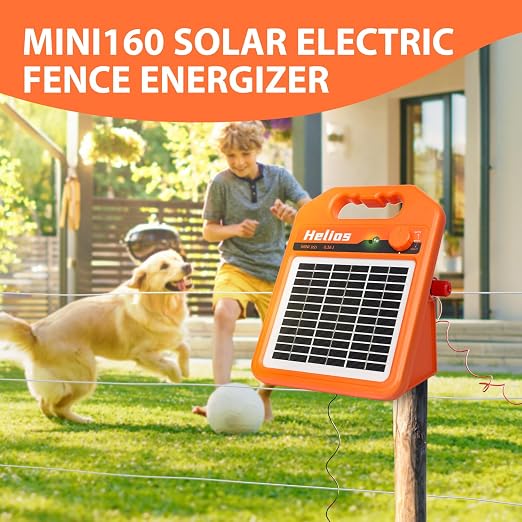 MINI160 2 Miles Solar Fence Charger, 0.16 Joule Solar Electric Fence Charger - Image 5