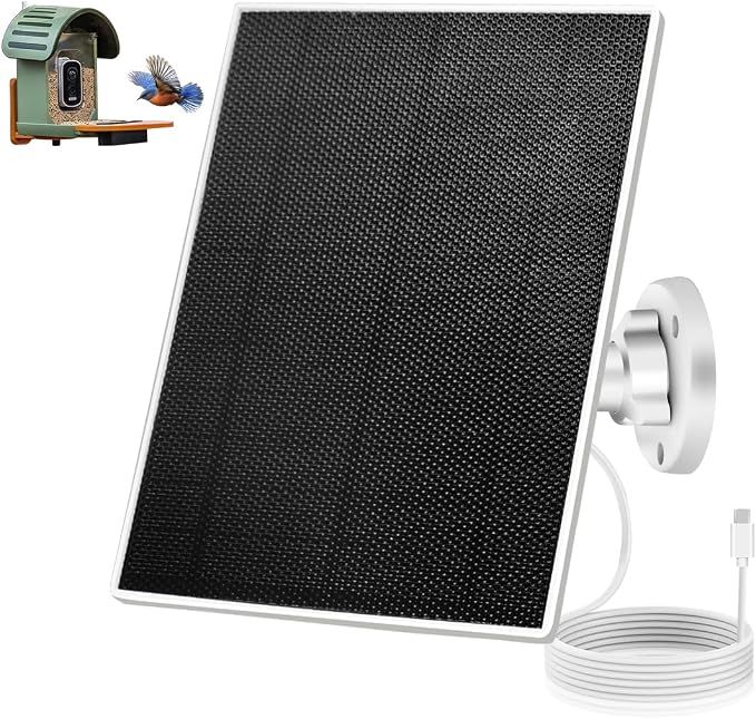 3W Solar Panel for Bird Feeder, Continuously 3W Power by Unknown