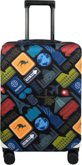 Explore Land Travel Luggage Cover Suitcase Protector Fits 31-32 Inch Case by ExploreLand