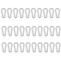 30PCS M4 Heavy Duty Carabiner Clip, 1.57Inch Snap Hook Quick Link Small by XHAMXE