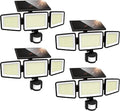 UME Solar Outdoor Lights 302 LED 3000LM, IP65 Waterproof Motion Sensor Outdoor by UME