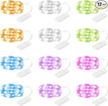 12 Pack Fairy Lights Battery Operated String Lights, 7ft 20 Led Fairy String by SINAMER