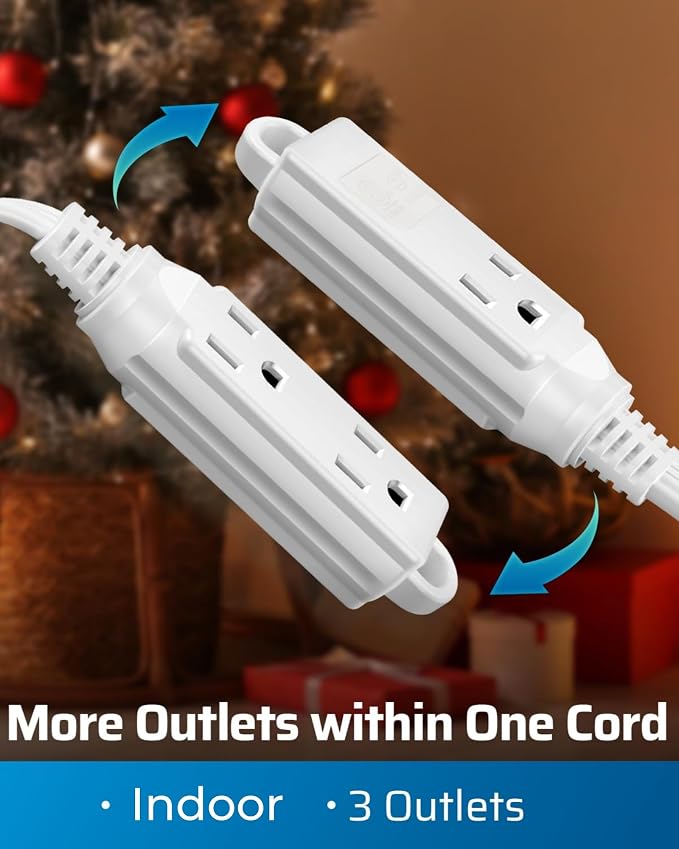 DEWENWILS 3 Outlet Extension Cord - Image 3