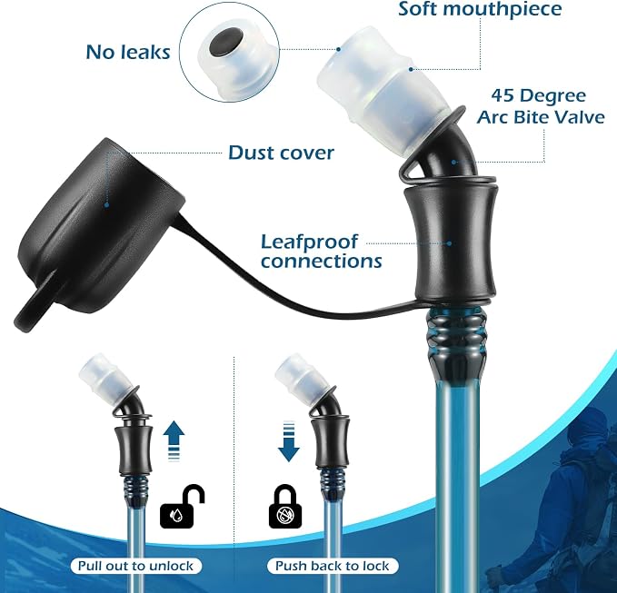 FRTKK 2L/3L Hydration Bladder, Leak Proof Water Bladder - Image 4