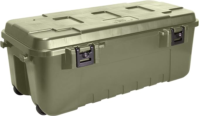 Plano Storage Trunk with Wheels, Lockable Storage Box, Rolling Airline Approved by PLANO%C2%AEOutdoors