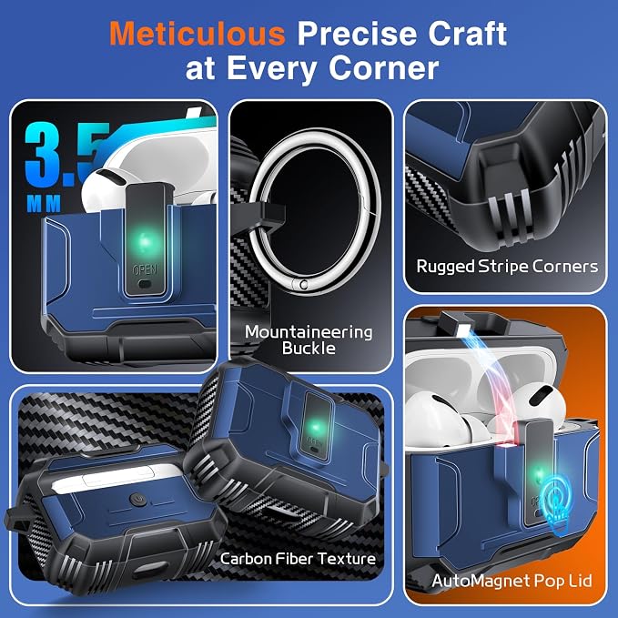 Armoured Heavy Duty for AirPods Pro1 Generation Case - Image 4