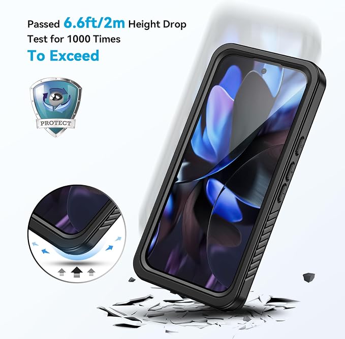 Lanhiem Pixel 9 Pro Case, IP68 Waterproof Dustproof Case - Image 7