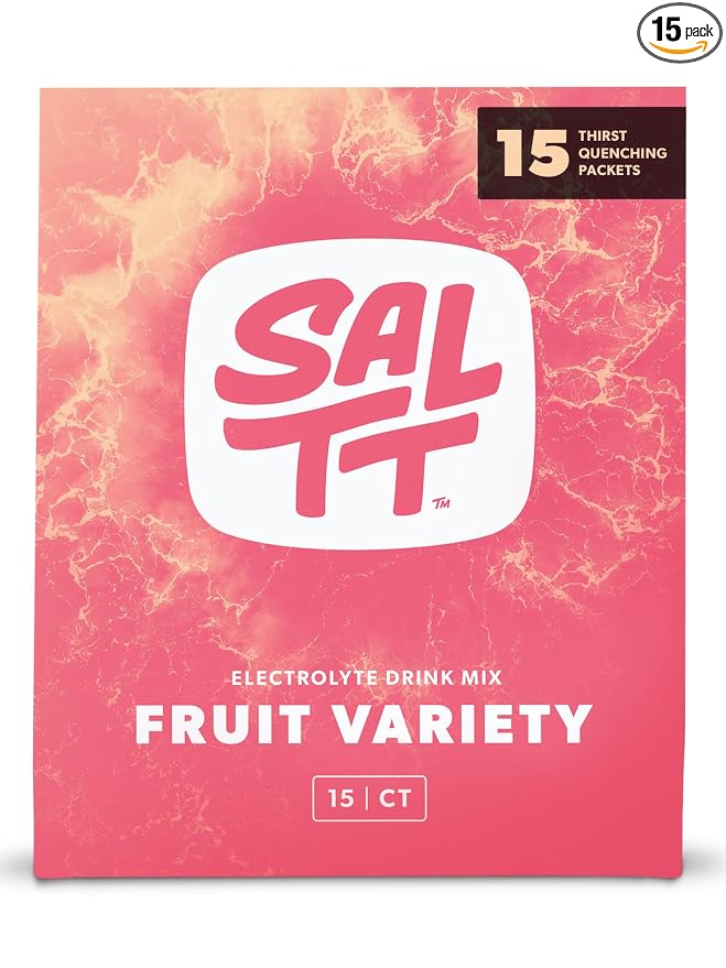 SALTT Electrolytes Powder Packets, Fruit Variety Pack by KetoChow