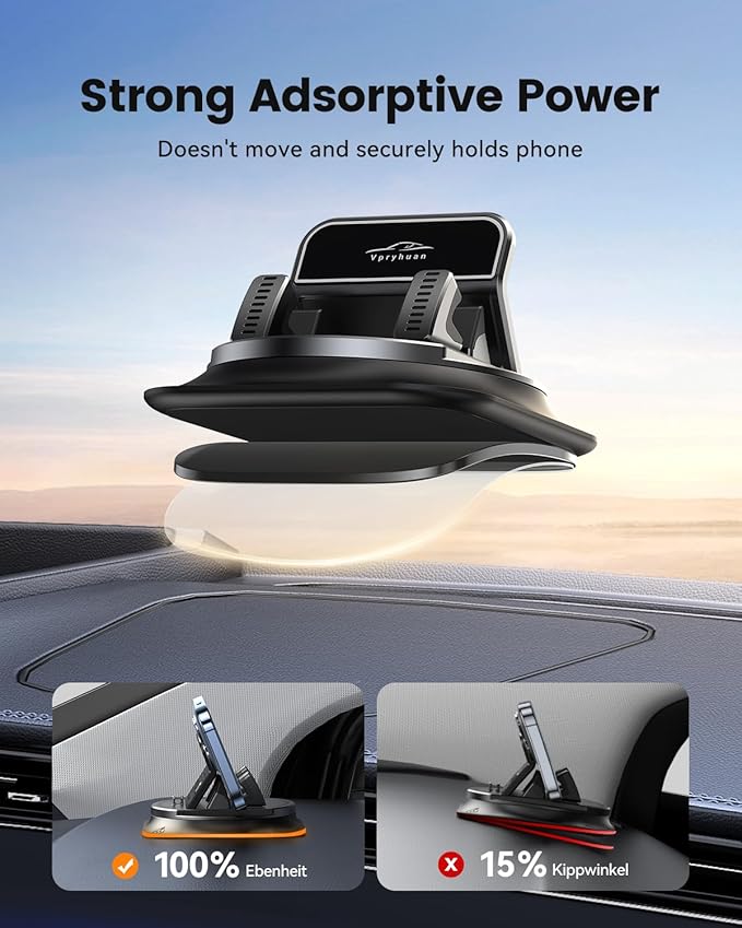360 Degree Rotation Dashboard Phone Holder - Image 3