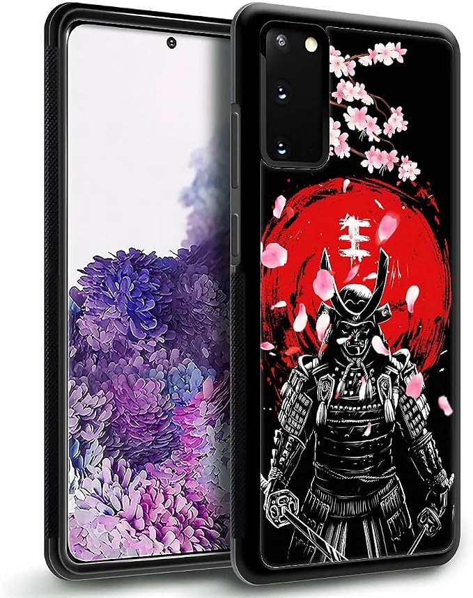 for Samsung Galaxy S20 Case, Sakura Japanese Samurai Pattern Graphic Design - Image 5