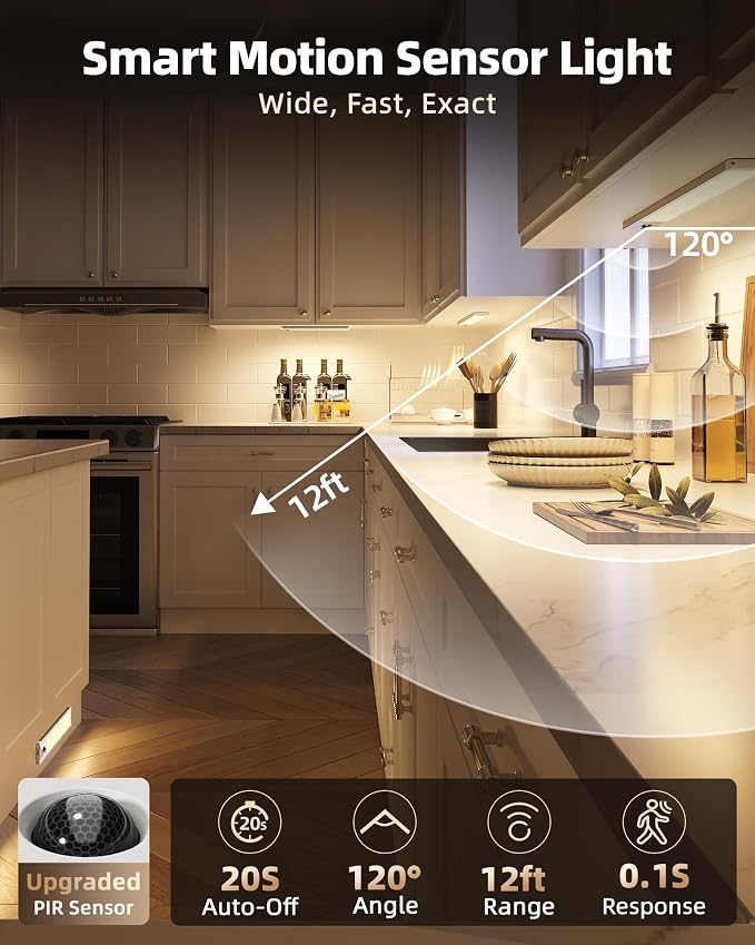 EZVALO 5-Pack Under Cabinet Lighting - Image 3