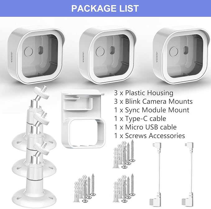 Wall Mount for Blink Outdoor 4th Gen and Outdoor 3rd Gen, 3 Pack Weatherproof - Image 7