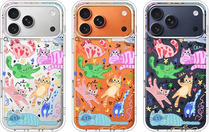 MOSNOVO for iPhone 17 Pro Max Case, Shockproof Military-Grade Protection 6.6ft - Image 3