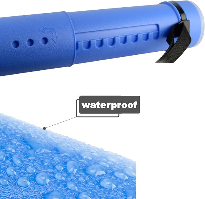 2-Pack Extendable Poster Tubes Expand from 24.5” to 40” - Image 4