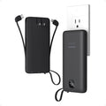 TESSAN Portable Charger with Built in Cables, 10000mAh Power Bank Fast Charging by TESSAN