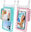 Niveaya [Floatable Floating Waterproof Phone Pouch 2 Pack-Up to 8.5", Large by Niveaya